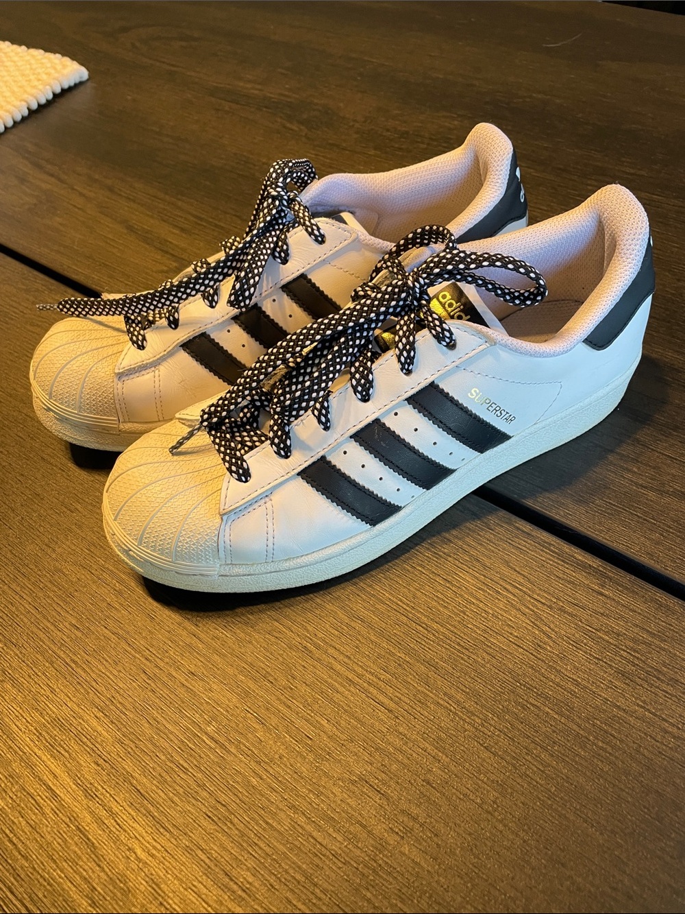 Adidas White Superstars